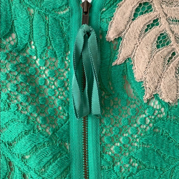 Green Leaf Tracy Reese Dress - Picture 3 of 4